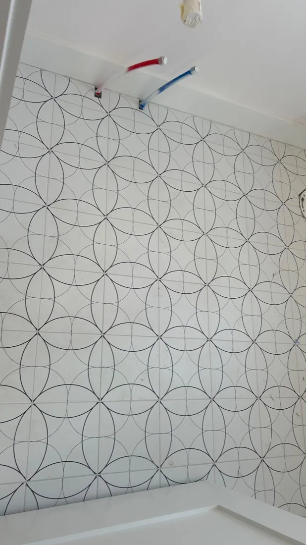 Bathroom mosaic tile pattern installation in Boston, MA