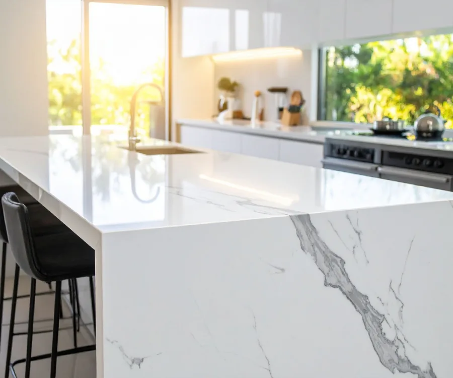 Countertops close-up detail · Golden Stone & Tile Co.