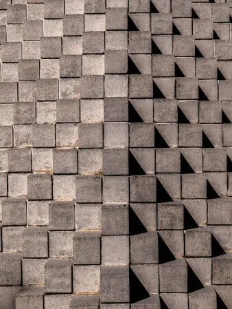 Detail of premium tile pattern installed by Golden Stone & Tile Co.